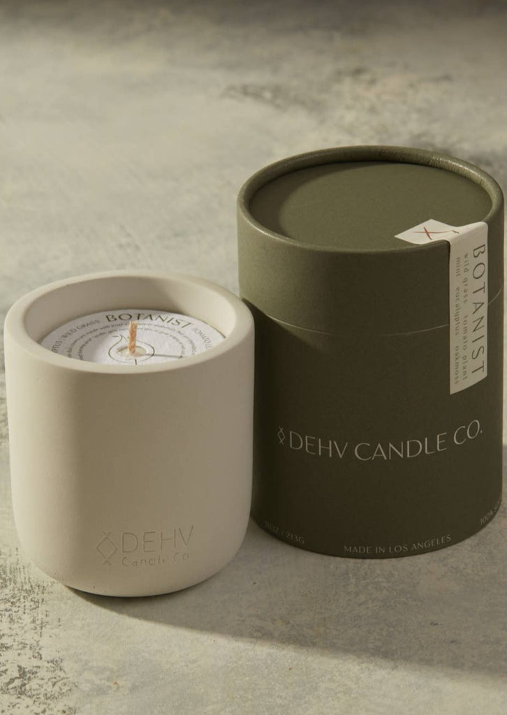 Botanist Concrete Candle