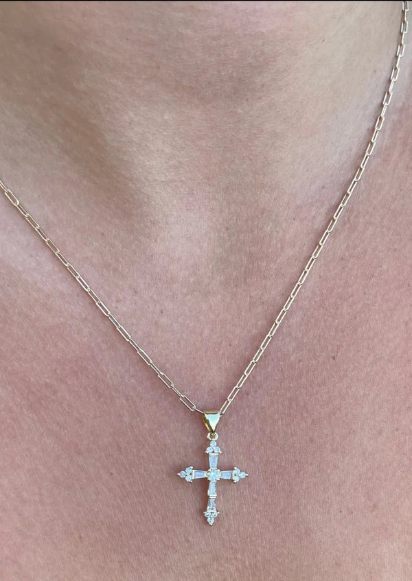 Princess Cross Necklace