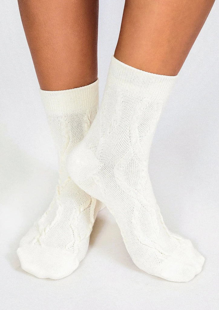 Cable Knit Sock